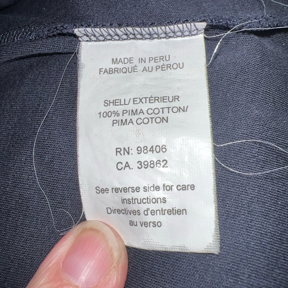 Theory Women’s Navy Blue 100% Pima Cotton Boat Neck Long Sleeve Dress Size SP - Picture 6 of 7